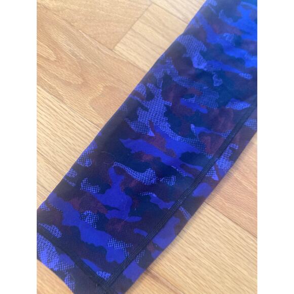 Lululemon Wunder Under 7/8 Leggings Hounds Camo Emperor Purple Black 6 - Picture 4 of 8